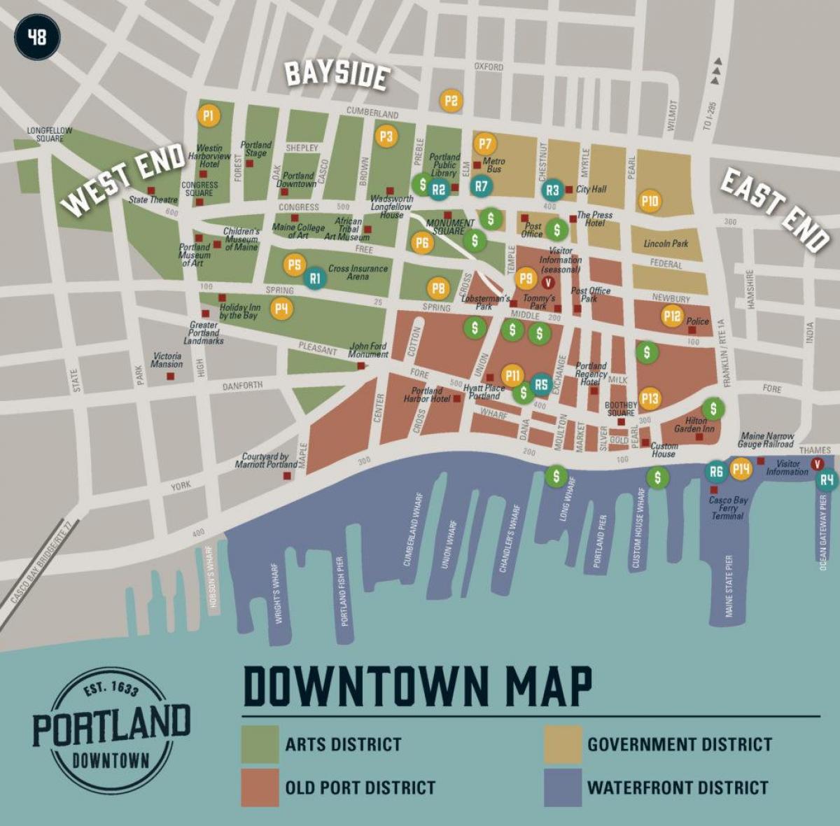 kaart app Portland
