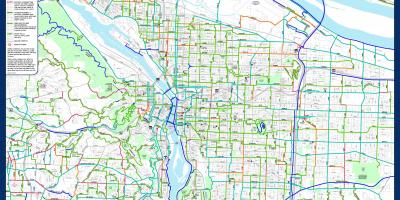 Bike Portland kaart