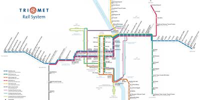 Portland metroo kaart