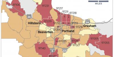 Radooni kaart Portland